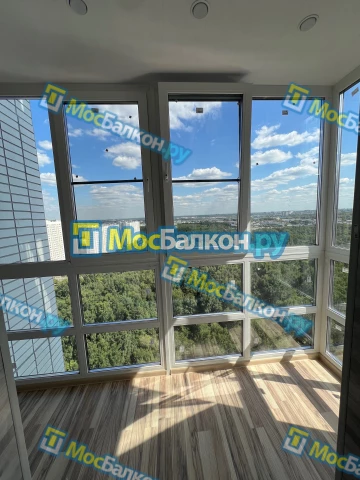 Панорамное остекление заказать под ключ по выгодной цене в Подольске от компании МосБалкон