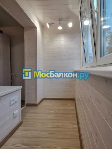 Отделка балконов в Подольске | Отделка балконов и лоджий и обшивка под ключ в МосБалкон