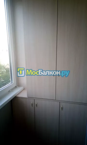 Шкаф на балкон купить в Подольске на заказ недорого от МосБалкон