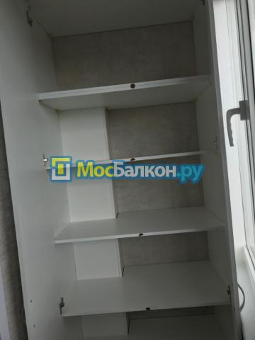 ИЗГОТОВЛЕНИЕ И УСТАНОВКА ШКАФА НА БАЛКОНЕ БЕЛОГО ЦВЕТА