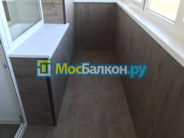 Отделка балконов в Подольске | Отделка балконов и лоджий и обшивка под ключ в МосБалкон