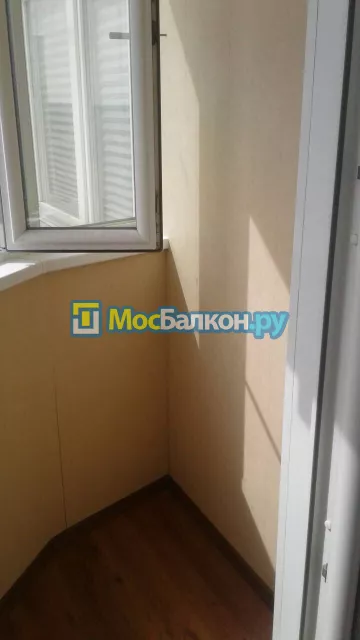 Отделка балкона и лоджии пластиковыми ПВХ панелями в Подольске от компании МосБалкон
