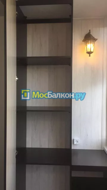 Шкаф на балкон купить в Подольске на заказ недорого от МосБалкон