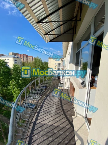 Крыша на балконе в Подольске монтаж и ремонт по выгодной цене от МосБалкон