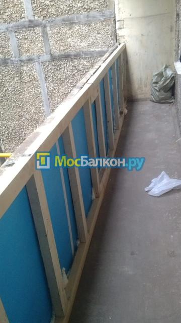Каркас из бруса 50*70 балкон 4.5 метра