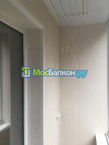 Алюминиевое остекление лоджии 3 метра