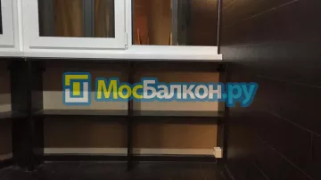 Шкаф на балкон купить в Подольске на заказ недорого от МосБалкон