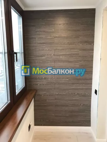Отделка балкона и лоджии пластиковыми ПВХ панелями в Подольске от компании МосБалкон