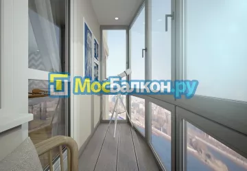 Французское остекление балконов и лоджий под ключ по доступным ценам в Подольске | МосБалкон