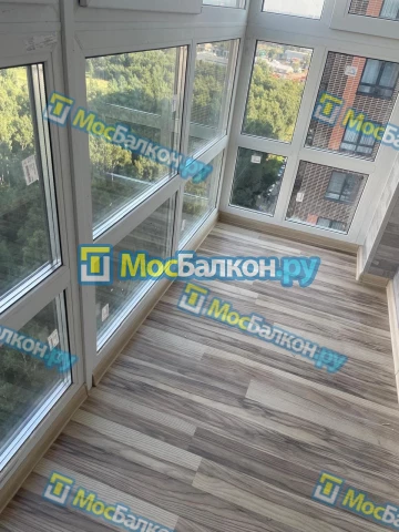 Панорамное остекление заказать под ключ по выгодной цене в Подольске от компании МосБалкон