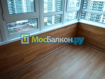 Отделка балкона и лоджии пластиковыми ПВХ панелями в Подольске от компании МосБалкон