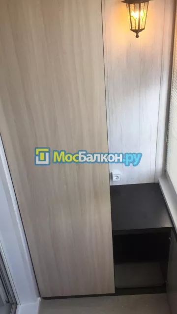 Шкаф на балкон купить в Подольске на заказ недорого от МосБалкон