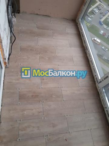 Укладка плитки на балконе  или лоджии