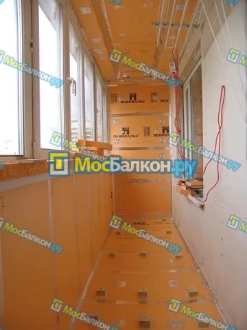 Утепление балкона пеноплэксом в Подольске на заказ недорого от МосБалкон