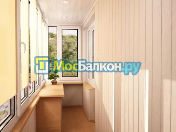 Заказать балкон в Подольске цена от 1320 руб | Остекление балконов и лоджий МосБалкон