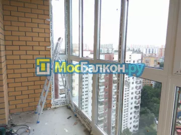 Отделка балкона и лоджии пластиковыми ПВХ панелями в Подольске от компании МосБалкон