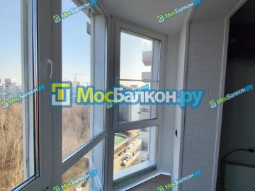 Панорамное остекление заказать под ключ по выгодной цене в Подольске от компании МосБалкон