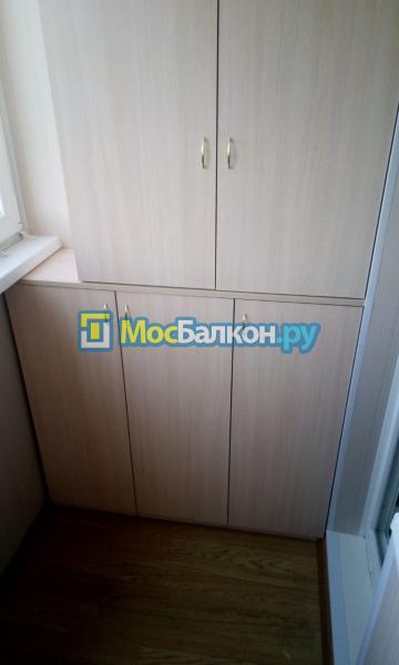 Встроенный шкаф на лоджии