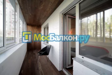 Заказать балкон в Подольске цена от 1320 руб | Остекление балконов и лоджий МосБалкон