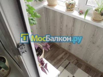 Отделка балкона и лоджии пластиковыми ПВХ панелями в Подольске от компании МосБалкон