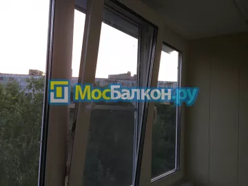 Отделка балкона и лоджии пластиковыми ПВХ панелями в Подольске от компании МосБалкон