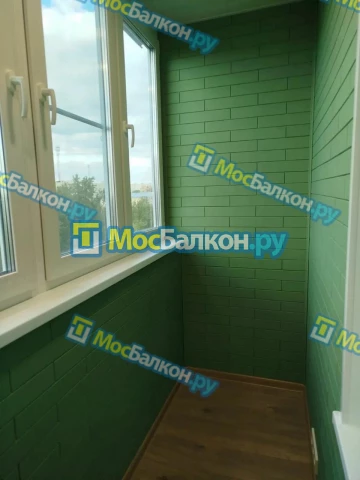 Отделка балконов в Подольске | Отделка балконов и лоджий и обшивка под ключ в МосБалкон
