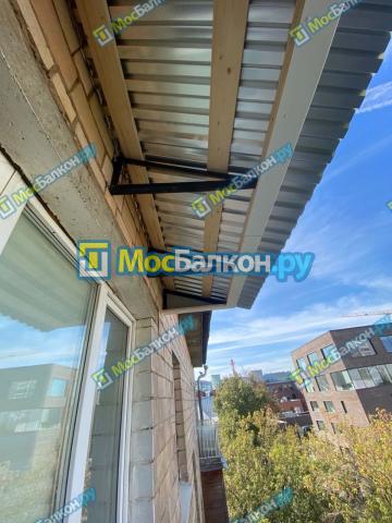 независимая крыша на балкон последнего этажа в Москве и области низкая цена