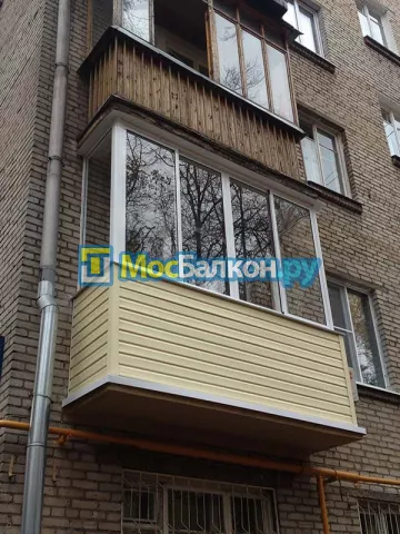 Заказать балкон в Подольске цена от 1320 руб | Остекление балконов и лоджий МосБалкон