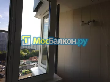 Отделка балкона и лоджии пластиковыми ПВХ панелями в Подольске от компании МосБалкон
