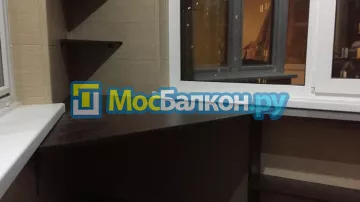 Шкаф на балкон купить в Подольске на заказ недорого от МосБалкон