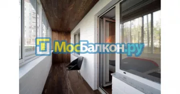 Отделка балкона и лоджии пластиковыми ПВХ панелями в Подольске от компании МосБалкон