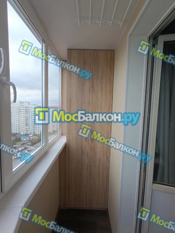 Шкаф на балкон купить в Подольске на заказ недорого от МосБалкон