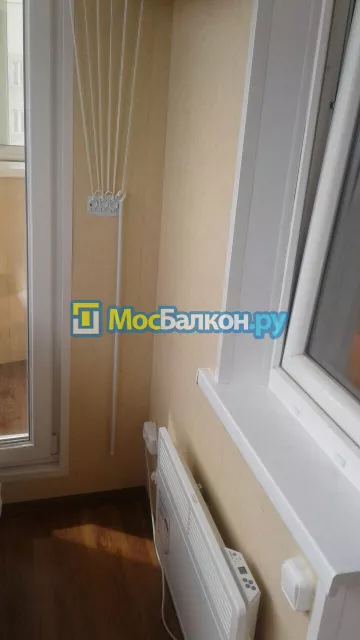 Отделка балкона и лоджии пластиковыми ПВХ панелями в Подольске от компании МосБалкон