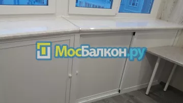 Шкаф на балкон купить в Подольске на заказ недорого от МосБалкон