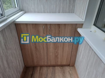 Шкаф на балкон купить в Подольске на заказ недорого от МосБалкон