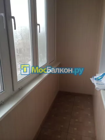 Отделка балкона и лоджии пластиковыми ПВХ панелями в Подольске от компании МосБалкон