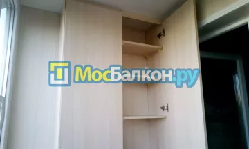 Шкаф на балкон купить в Подольске на заказ недорого от МосБалкон