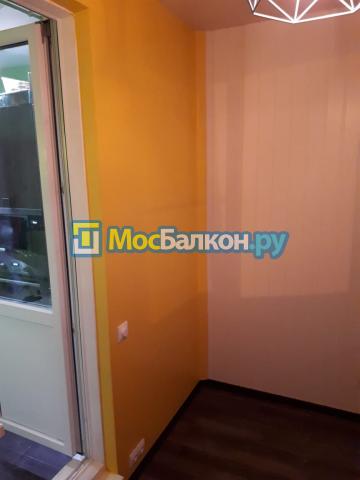 Отделка балкона гипсокартоном с последующей штукатуркой и покраской