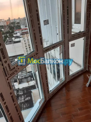 Панорамное остекление заказать под ключ по выгодной цене в Подольске от компании МосБалкон
