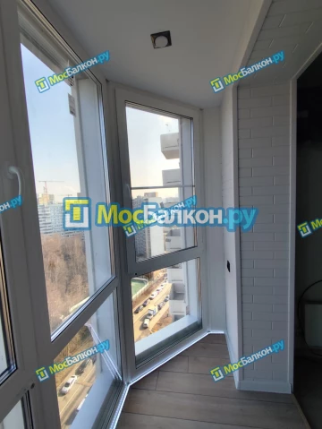 Панорамное остекление заказать под ключ по выгодной цене в Подольске от компании МосБалкон