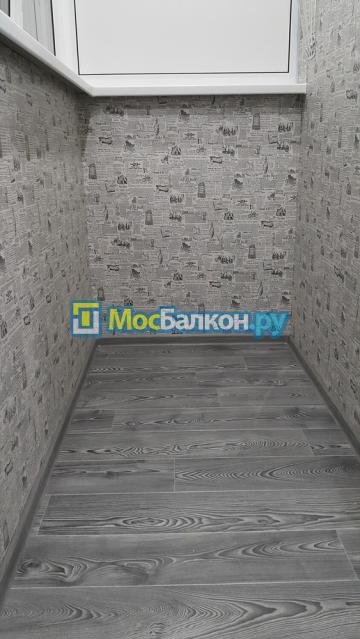 Отделка балкона панелями