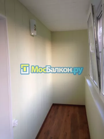 Отделка балкона и лоджии пластиковыми ПВХ панелями в Подольске от компании МосБалкон