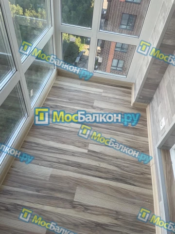 Панорамное остекление заказать под ключ по выгодной цене в Подольске от компании МосБалкон