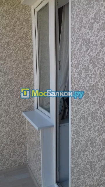 Отделка балкона и лоджии пластиковыми ПВХ панелями в Подольске от компании МосБалкон