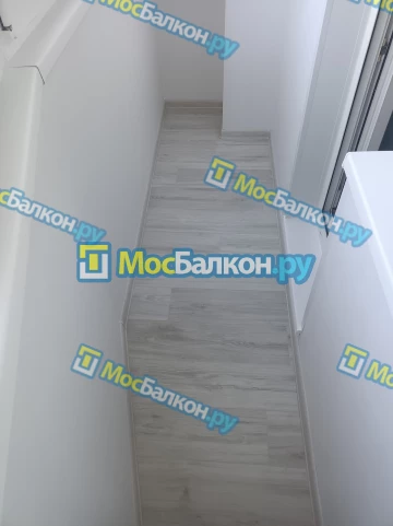 Отделка балкона и лоджии пластиковыми ПВХ панелями в Подольске от компании МосБалкон
