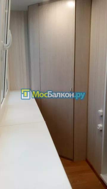 Шкаф на балкон купить в Подольске на заказ недорого от МосБалкон