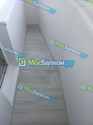 Отделка балкона и лоджии пластиковыми ПВХ панелями в Подольске от компании МосБалкон