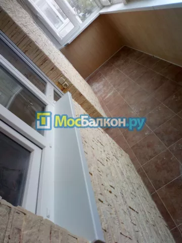 Отделка балконов в Подольске | Отделка балконов и лоджий и обшивка под ключ в МосБалкон