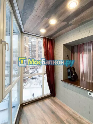 Заказать балкон в Подольске цена от 1320 руб | Остекление балконов и лоджий МосБалкон