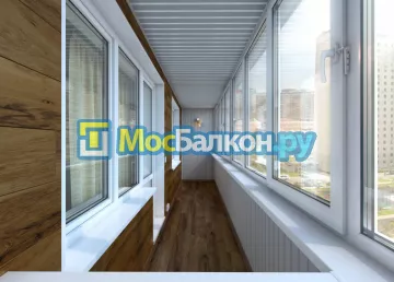 Отделка балконов в Подольске | Отделка балконов и лоджий и обшивка под ключ в МосБалкон